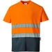Portwest S173 Komfort Warnschutz T-Shirt – orange/marine