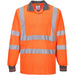 Portwest S277 Warnschutz Langarm Poloshirt – orange