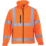Portwest S428 Warnschutz Softshelljacke 2in1 – orange