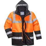 Portwest S467 Traffic Warnschutz Winterjacke – orange/schwarz