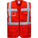 Portwest Berlin Kl. 2 S476 Warnweste Executive – rot