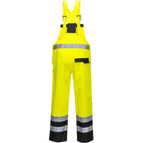 Portwest S488 Kontrast Warnschutz PU-Regenlatzhose – gelb/schwarz