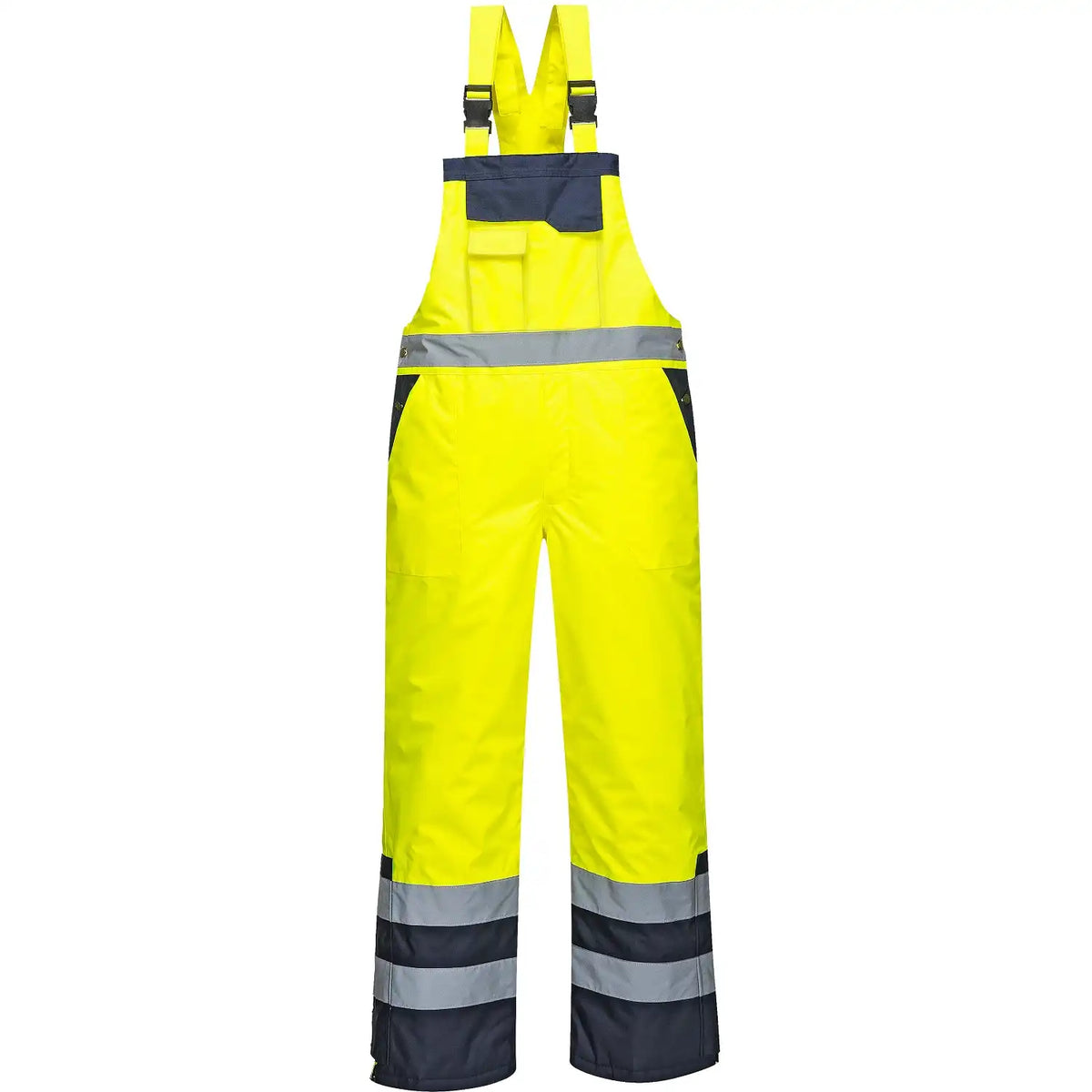 Portwest S489 Warnschutz Winter Latzhose – gelb