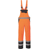 Portwest S489 Warnschutz Winter Latzhose – orange