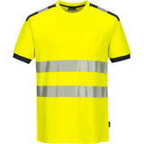 Portwest T181 PW3 Warnschutz T-Shirt – gelb/grau