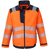 Portwest T500 PW3 Warnschutz Bundjacke – orange/marine