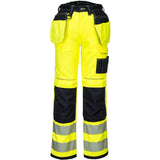 Portwest T501 PW3 Warnschutz Handwerkerhose – gelb/schwarz