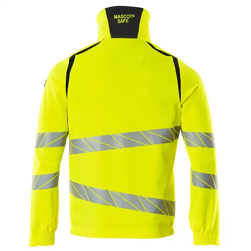 Mascot 19009 Warnschutz Stretch-Bundjacke – gelb/schwarzblau