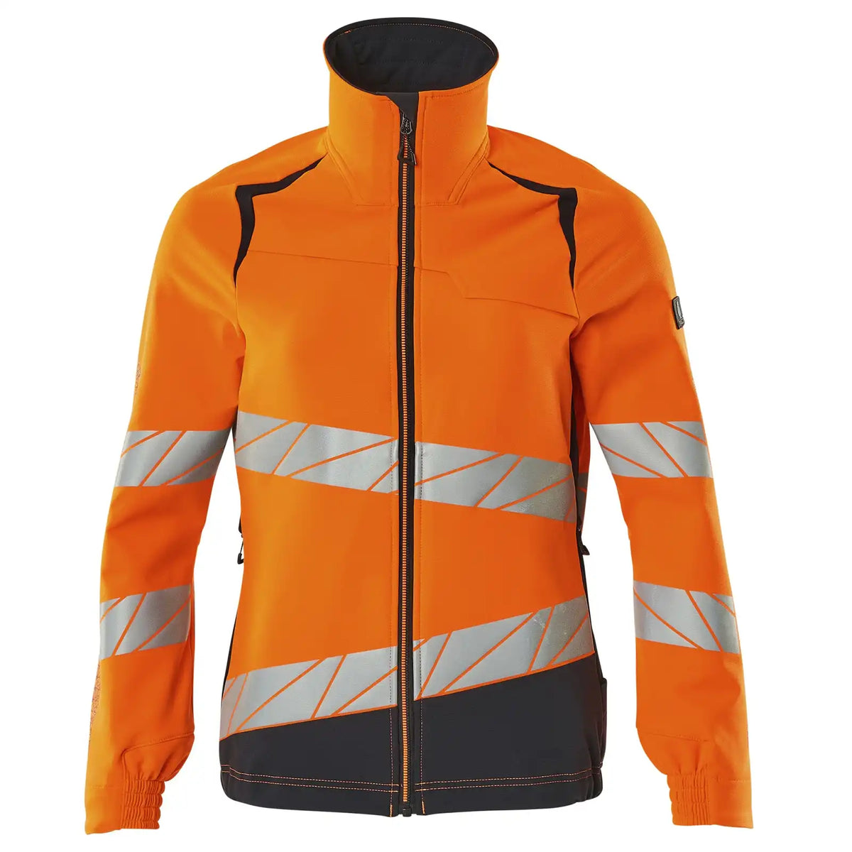 Mascot Damen Accelerate Safe Warn Stretchbundjacke – orange/schwarzblau