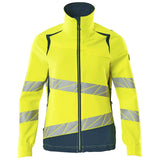Mascot Damen Accelerate Safe Warn Stretchbundjacke – gelb/dunkelpetroleum