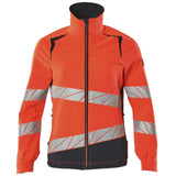 Mascot Damen Accelerate Safe Warn Stretchbundjacke – rot/schwarzblau