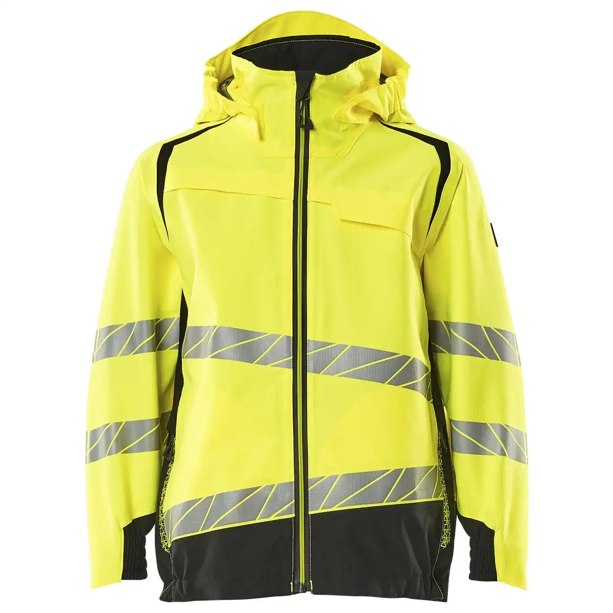 Mascot Accelerate Safe Kinder HiVis Hardshelljacke – gelb/schwarz