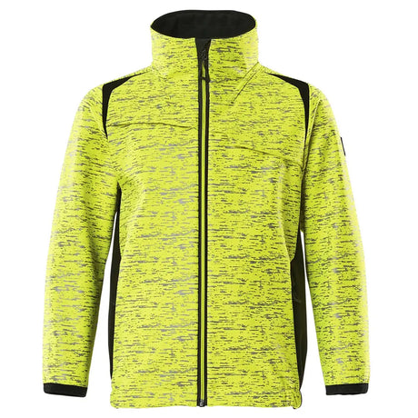 Mascot Accelerate Safe Kinder HiVis Softshelljacke – gelb/schwarz