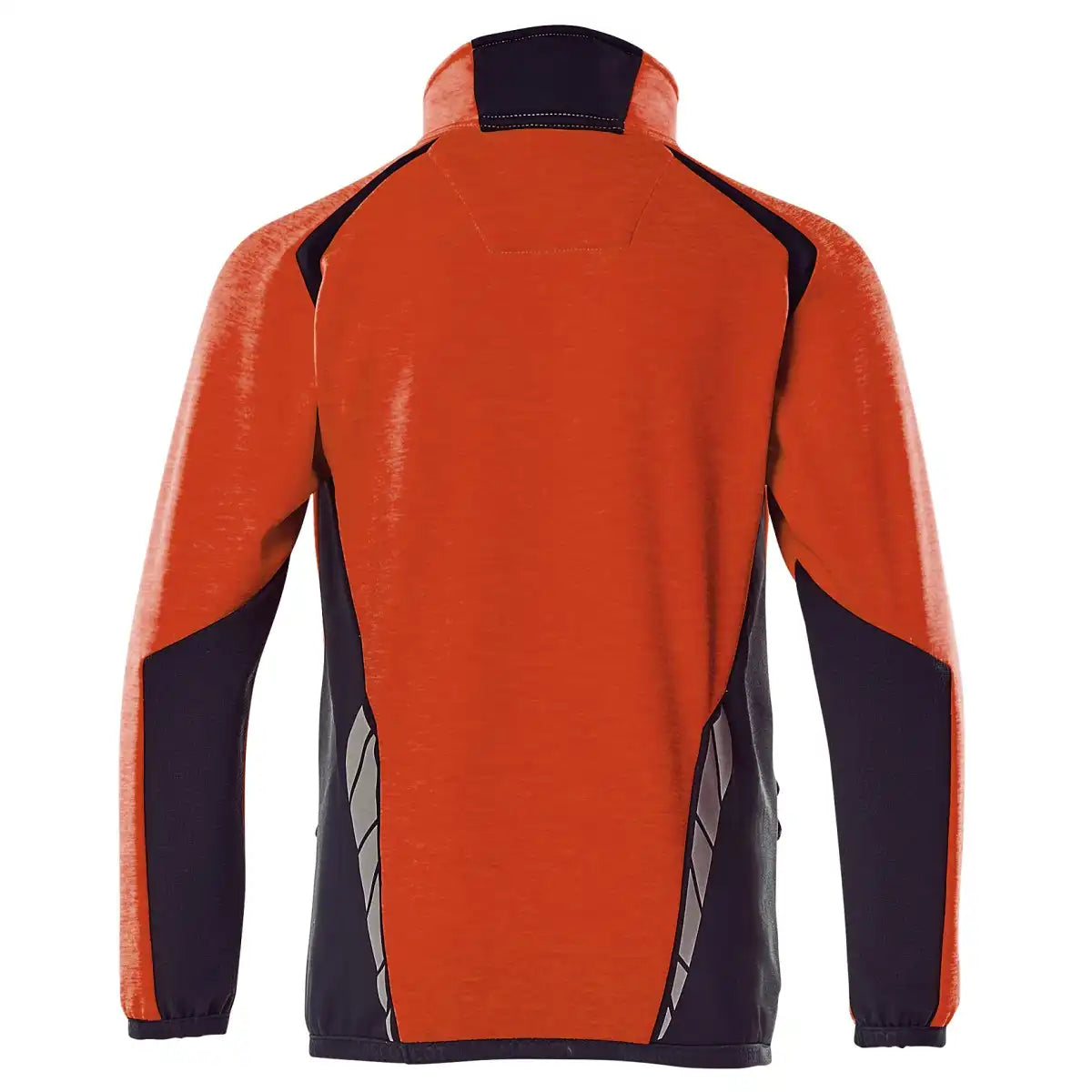Mascot Accelerate Safe Kinder HiVis Fleecepullover – rot/schwarzblau