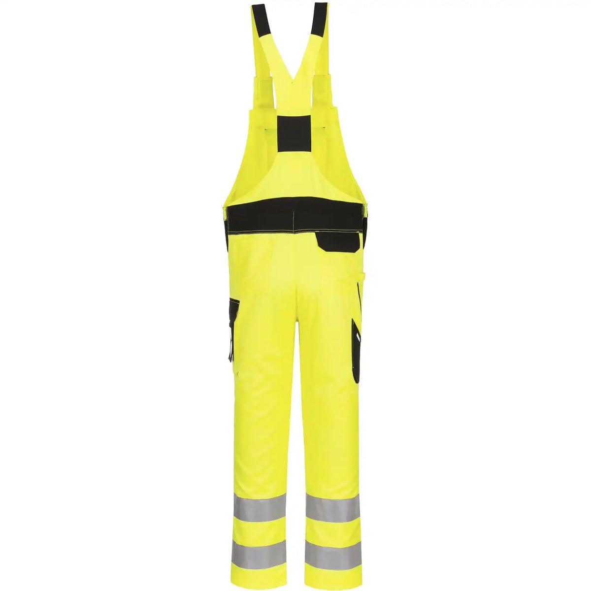 Portwest PW244 PW2 Warnschutz Latzhose – gelb/schwarz