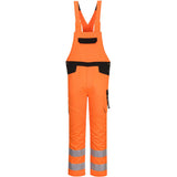 Portwest PW244 PW2 Warnschutz Latzhose – orange/schwarz
