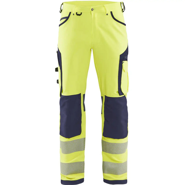 Blåkläder 1197 Warnschutz Stretch-Bundhose Kl. 2 – gelb/marine