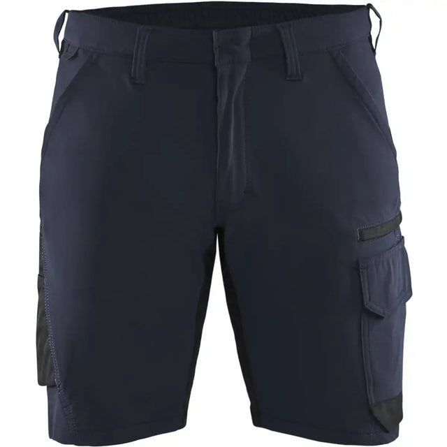 Blåkläder 1423 Stretch Service-Shorts – marine/schwarz