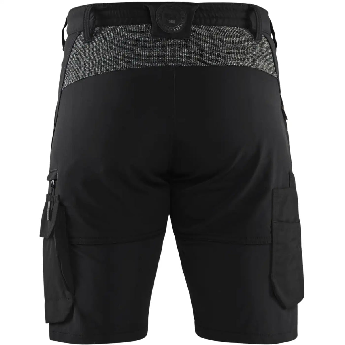 Blåkläder 1423 Stretch Service-Shorts – schwarz/dunkelgrau
