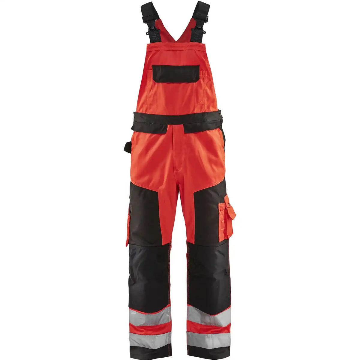 Blåkläder 2660 Warnschutz Latzhose – rot/schwarz