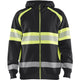 Blåkläder Kl. 1 3552 Warnschutz Kapuzen-Sweatjacke – schwarz/gelb