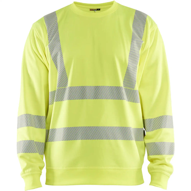 Blåkläder 3562 Warnschutz Sweatshirt Kl. 3 – gelb
