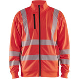Blåkläder 3563 Warnschutz Sweatjacke Kl. 3 – rot