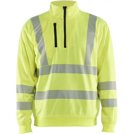 Blåkläder 3564 Warnschutz Zip-Sweatshirt Kl. 3 – gelb