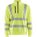 Blåkläder 3564 Warnschutz Zip-Sweatshirt Kl. 3 – gelb