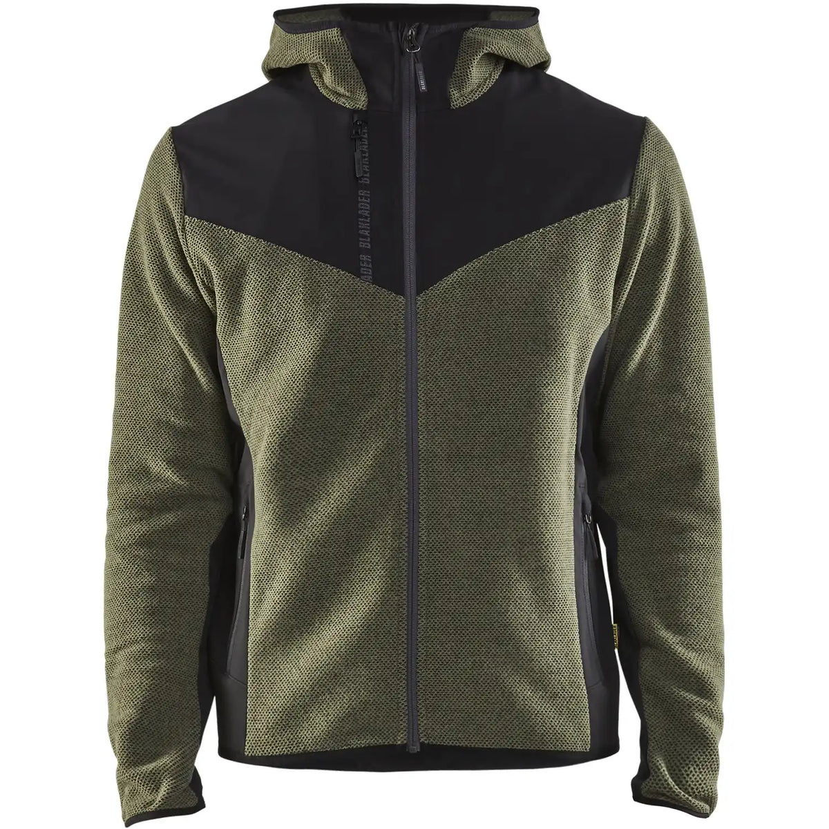 Blåkläder 5940 Strickjacke – herbstgrün/schwarz