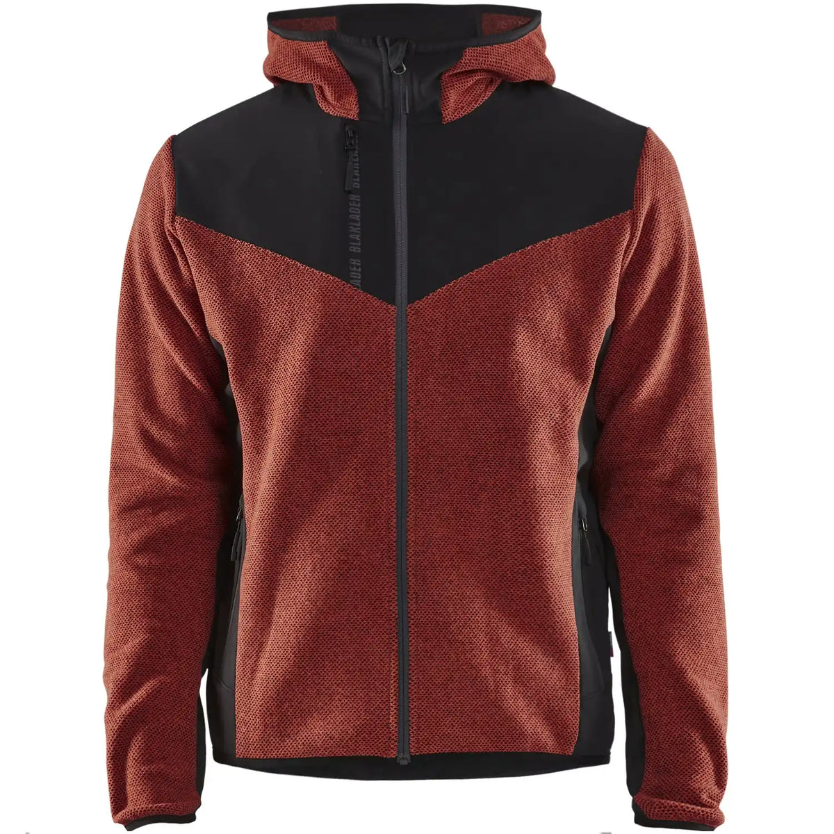 Blåkläder 5940 Strickjacke – rostrot/schwarz
