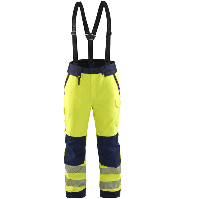 Blåkläder 1875 Warnschutz Winterhose – gelb/marine