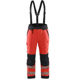 Blåkläder 1875 Warnschutz Winterhose – rot/schwarz