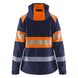 Blåkläder Damen Kl1 4404 Warnschutz Softshelljacke – marine/orange
