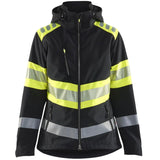 Blåkläder Damen Kl1 4404 Warnschutz Softshelljacke – schwarz/gelb