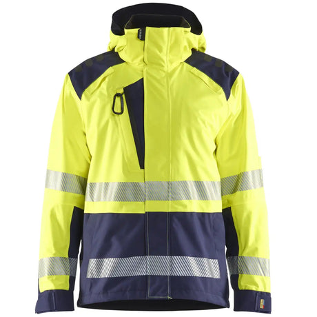 Blåkläder 4435 Warnschutz Regenjacke Kl. 3 – gelb/marine