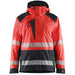 Blåkläder 4435 Warnschutz Regenjacke Kl. 3 – rot/schwarz