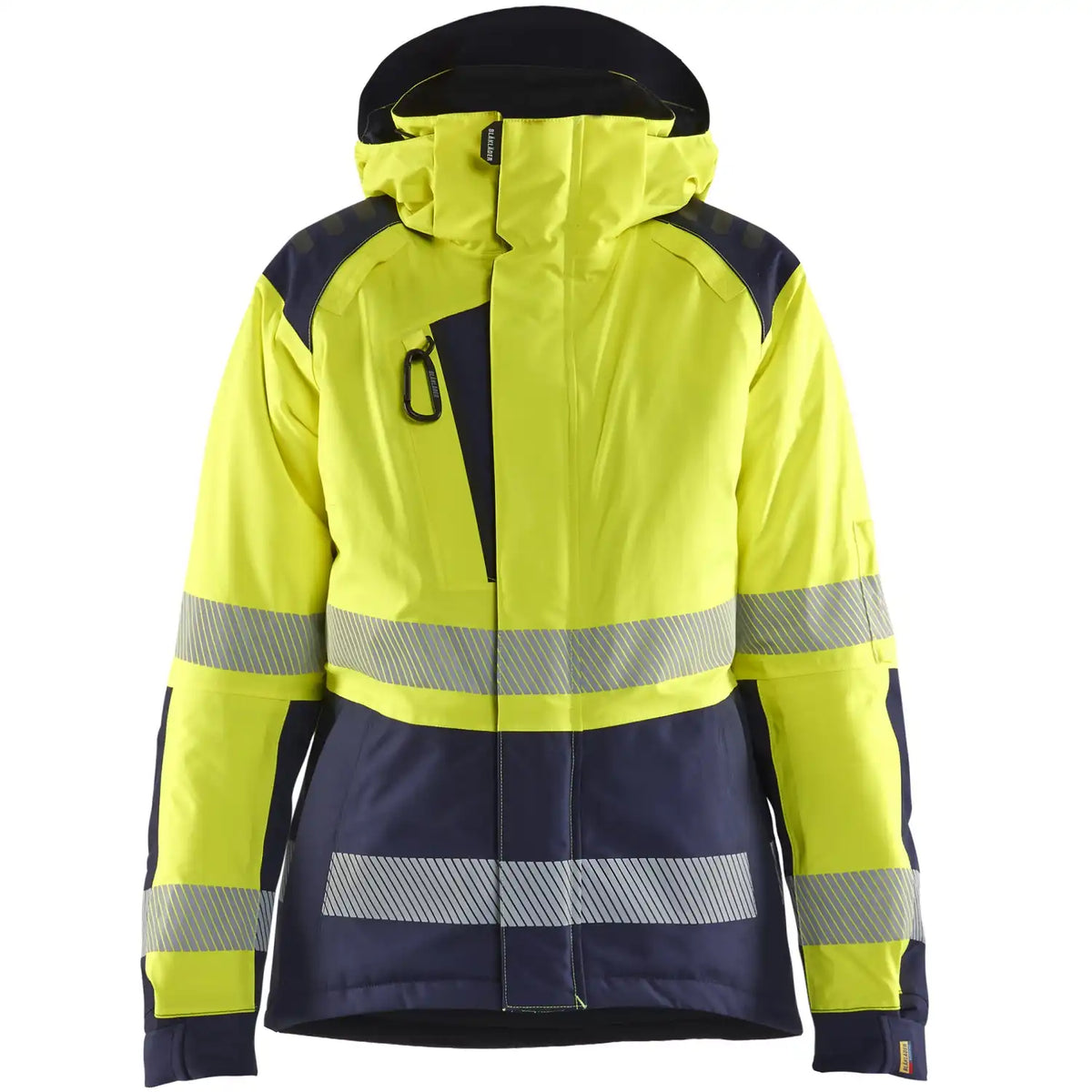 Blåkläder Damen 4456 Warnschutz Winterjacke Kl 2 – gelb/marine