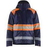 Blåkläder 4480 Warnschutz Winterjacke Kl. 1 – marine/orange