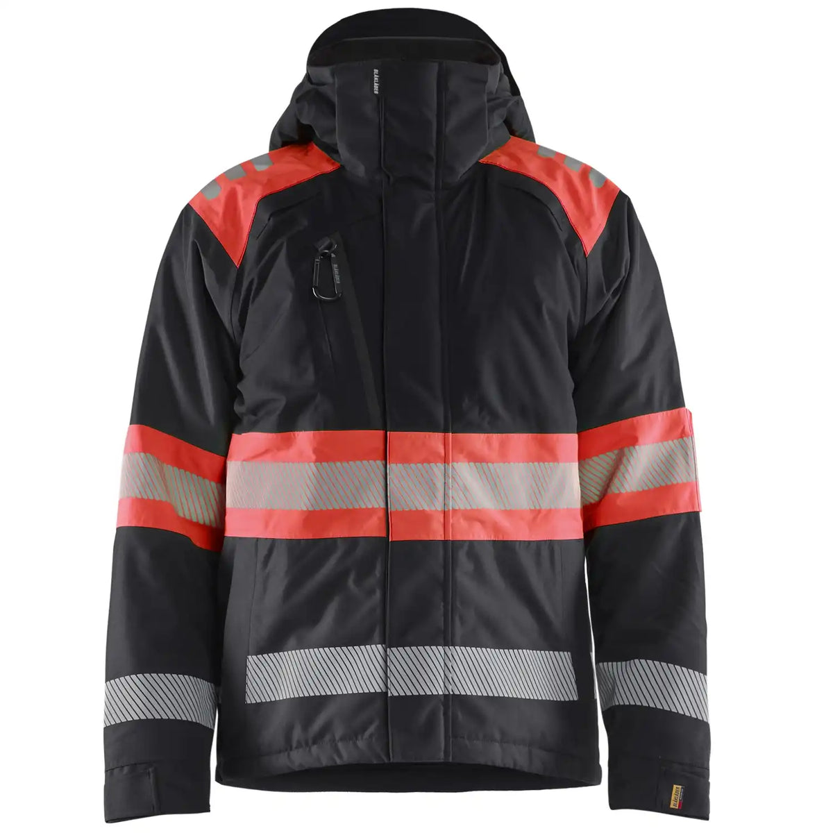 Blåkläder 4480 Warnschutz Winterjacke Kl. 1 – schwarz/rot
