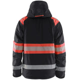 Blåkläder 4480 Warnschutz Winterjacke Kl. 1 – schwarz/rot