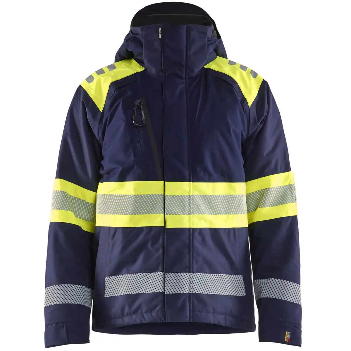Blåkläder 4480 Warnschutz Winterjacke Kl. 1 – marine/gelb