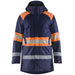 Blåkläder 4485 Warnschutz Winterparka Kl. 1 – marine/orange