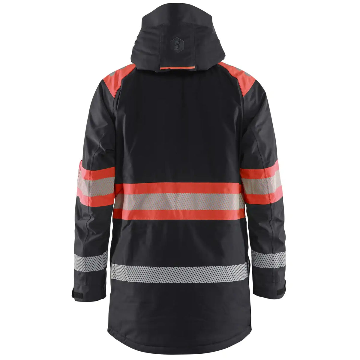 Blåkläder 4485 Warnschutz Winterparka Kl. 1 – schwarz/rot