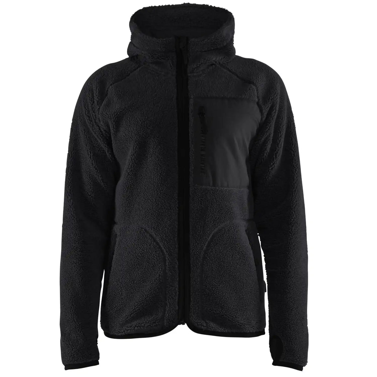 Blåkläder 4725 Faserpelz-Kapuzenjacke – schwarz