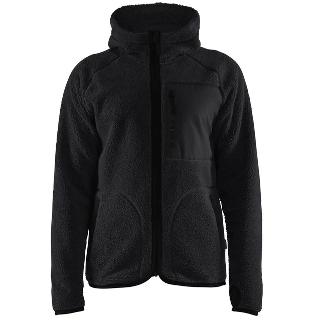 Blåkläder 4725 Faserpelz-Kapuzenjacke – schwarz