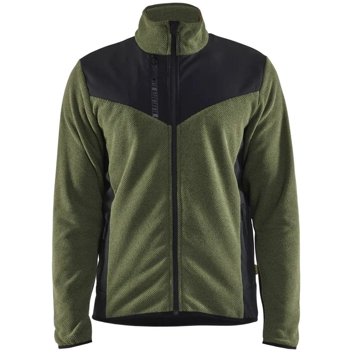 Blåkläder 5942 Strickjacke – herbstgrün/schwarz