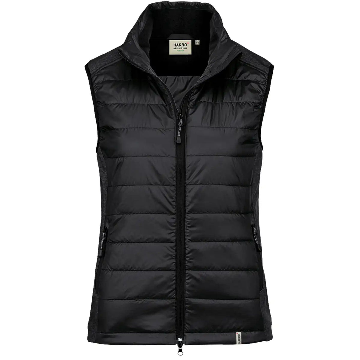 Hakro Damen Alabama 264 Hybridweste – schwarz