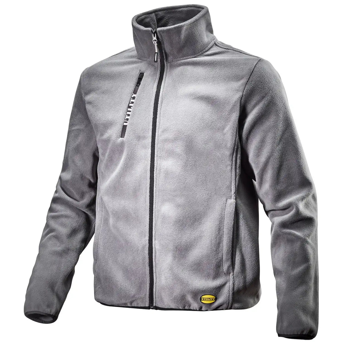 Diadora Sweat Pile Fleecejacke – grau