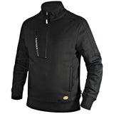 Diadora Litework Zip-Sweatshirt – schwarz